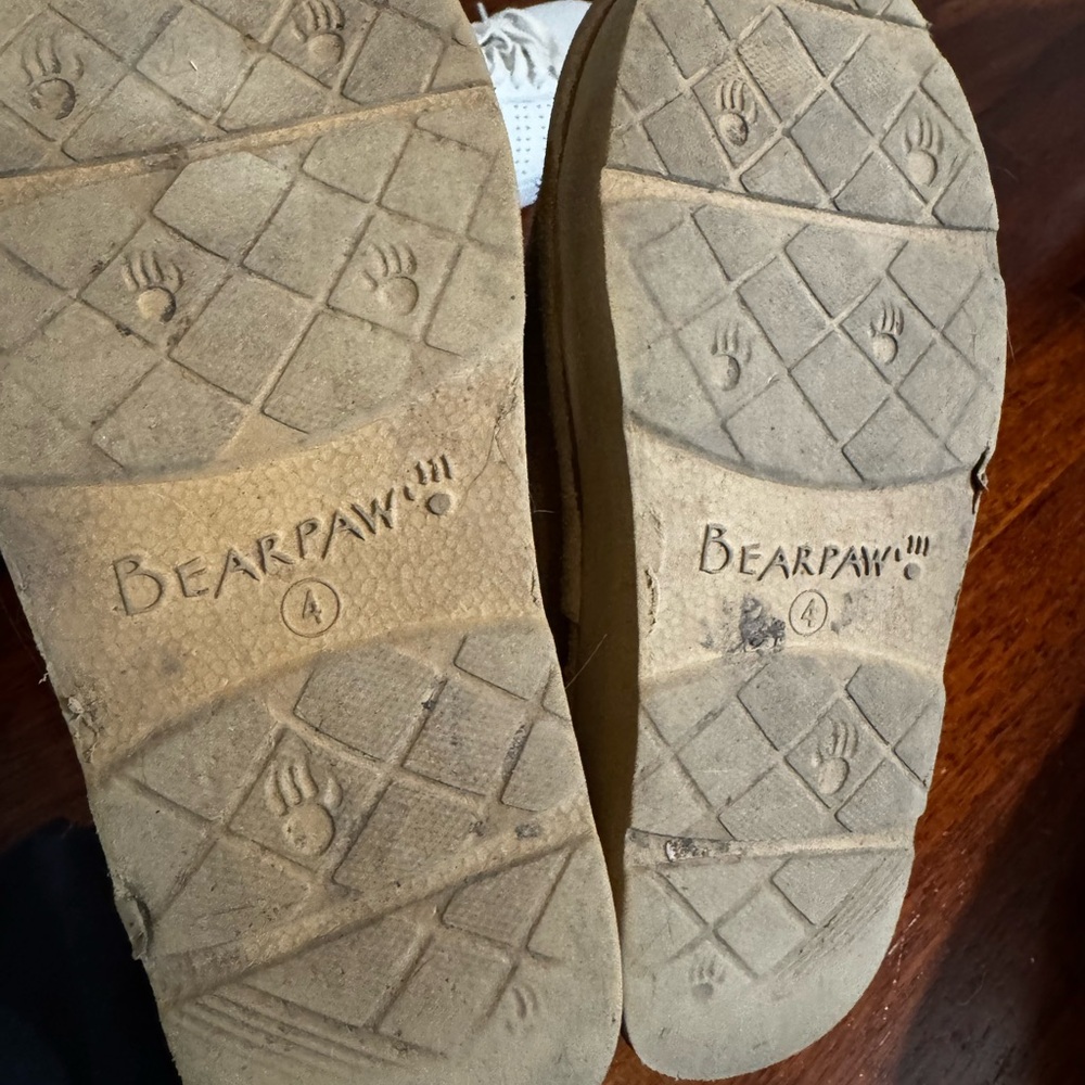 BearPaw Camel Suede Slip-Ons - Picture 4 of 5